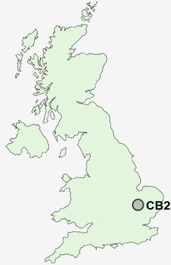 CB24 Postcode map