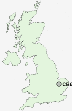 CB6 Postcode map