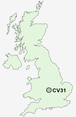 CV31 Postcode map