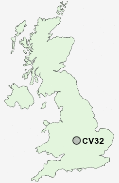 CV32 Postcode map