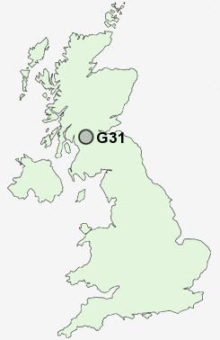 G31 Postcode map