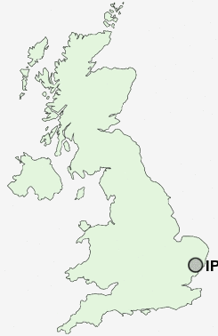 IP4 Postcode map
