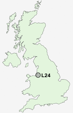 L24 Postcode map