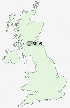 ML6 Postcode map
