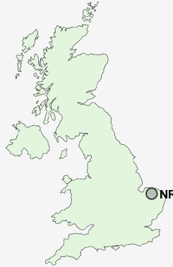 NR20 Postcode map