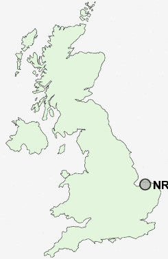 NR21 Postcode map