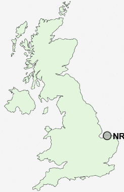 NR22 Postcode map