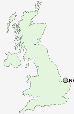 NR25 Postcode map