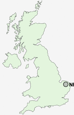 NR9 Postcode map