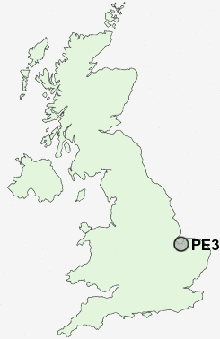 PE30 Postcode map