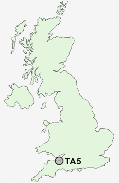 TA5 Postcode map
