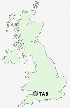 TA8 Postcode map