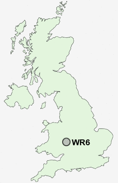 WR6 Postcode map