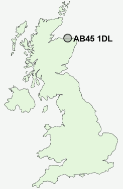 UK Postcode map