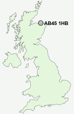 UK Postcode map