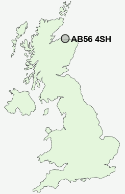 UK Postcode map