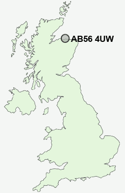 UK Postcode map