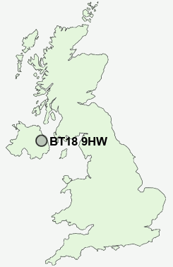 UK Postcode map