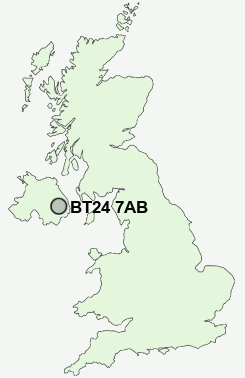 UK Postcode map