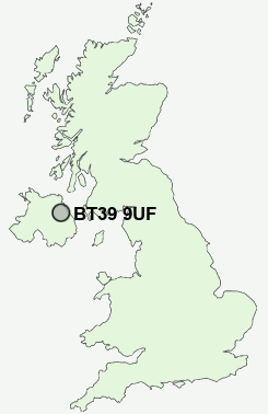 UK Postcode map