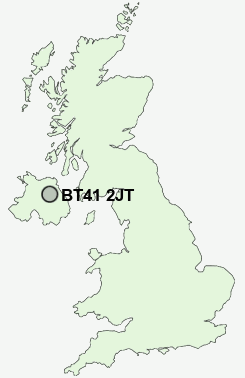 UK Postcode map