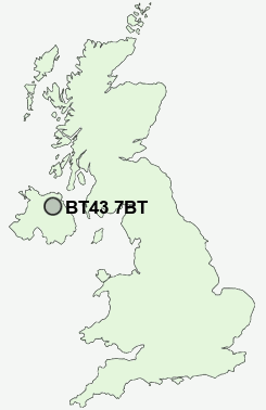 UK Postcode map