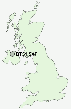 UK Postcode map