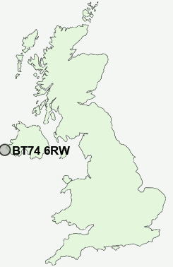 UK Postcode map