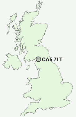 UK Postcode map