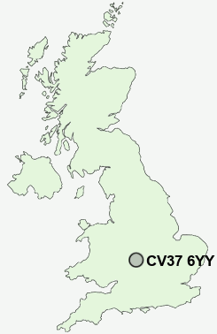 UK Postcode map