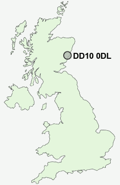 UK Postcode map