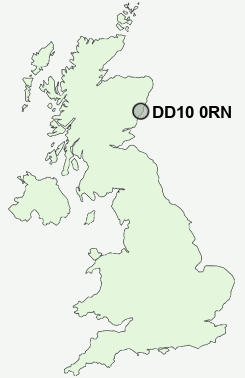 UK Postcode map