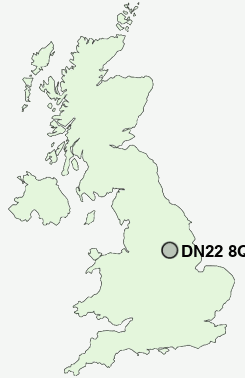 UK Postcode map