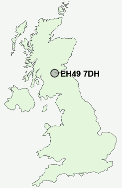 UK Postcode map