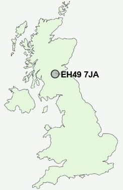 UK Postcode map