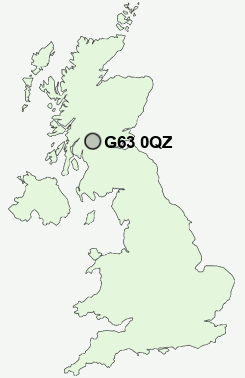 UK Postcode map