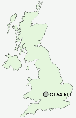 UK Postcode map