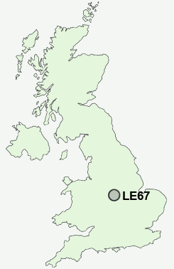 UK Postcode map