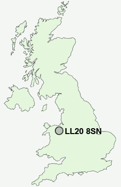 UK Postcode map