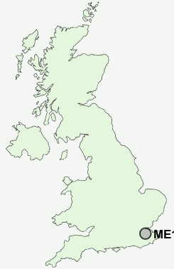 ME15 Postcode map