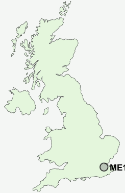 ME16 Postcode map