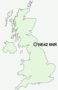 UK Postcode map