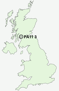 UK Postcode map