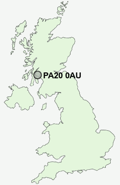 UK Postcode map