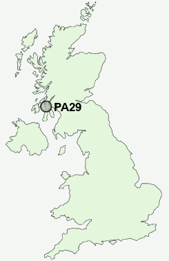 UK Postcode map