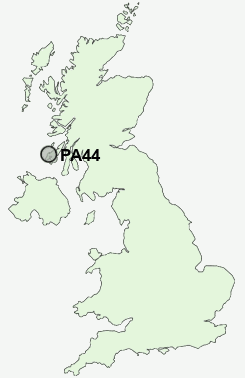UK Postcode map