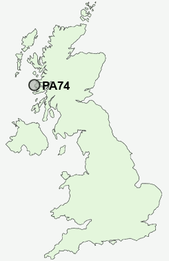 UK Postcode map