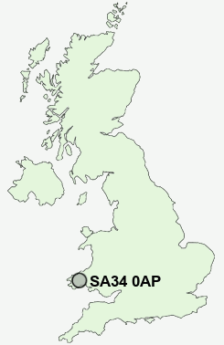 UK Postcode map