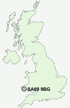 UK Postcode map