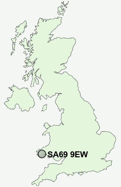 UK Postcode map
